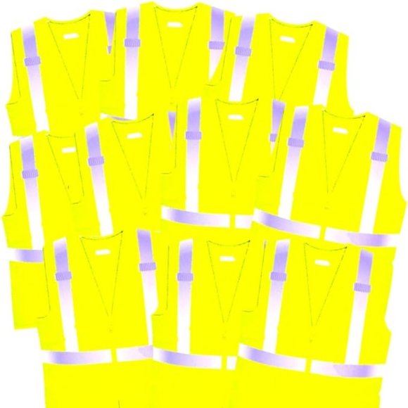 COMFITWEAR High Visibility Safety Vests for Construction Work Traffic Safety - Picture 2 of 4